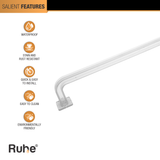 Square ABS Towel Rod (21 inches) features