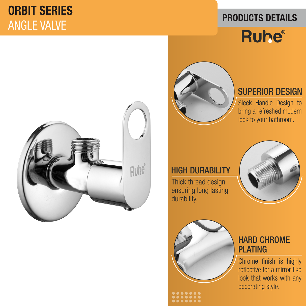 Orbit Angle Valve - by Ruhe®