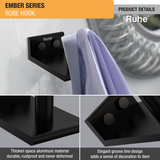 Ember Robe Hook (Space Aluminium) product details