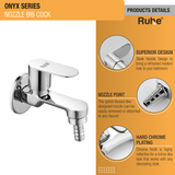 Onyx Nozzle Bib Tap Brass Faucet product details