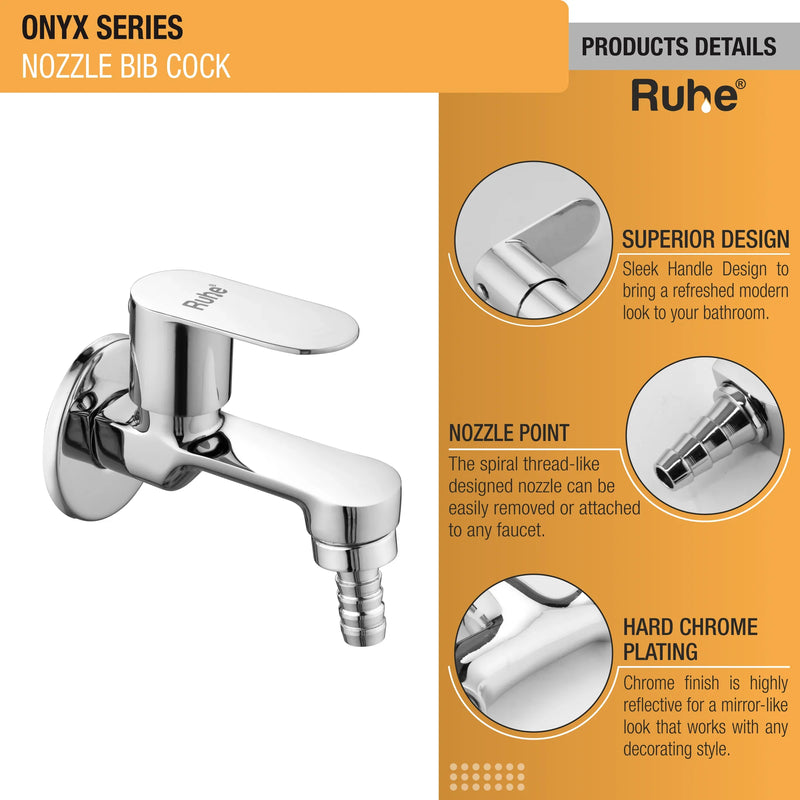 Onyx Nozzle Bib Tap - by Ruhe