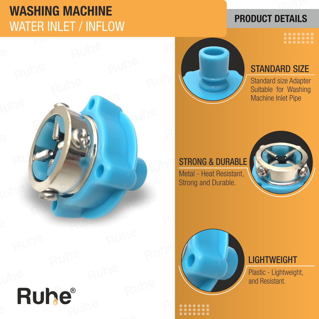 Washing Machine Water Inlet/Inflow (Pack of 10) - by Ruhe