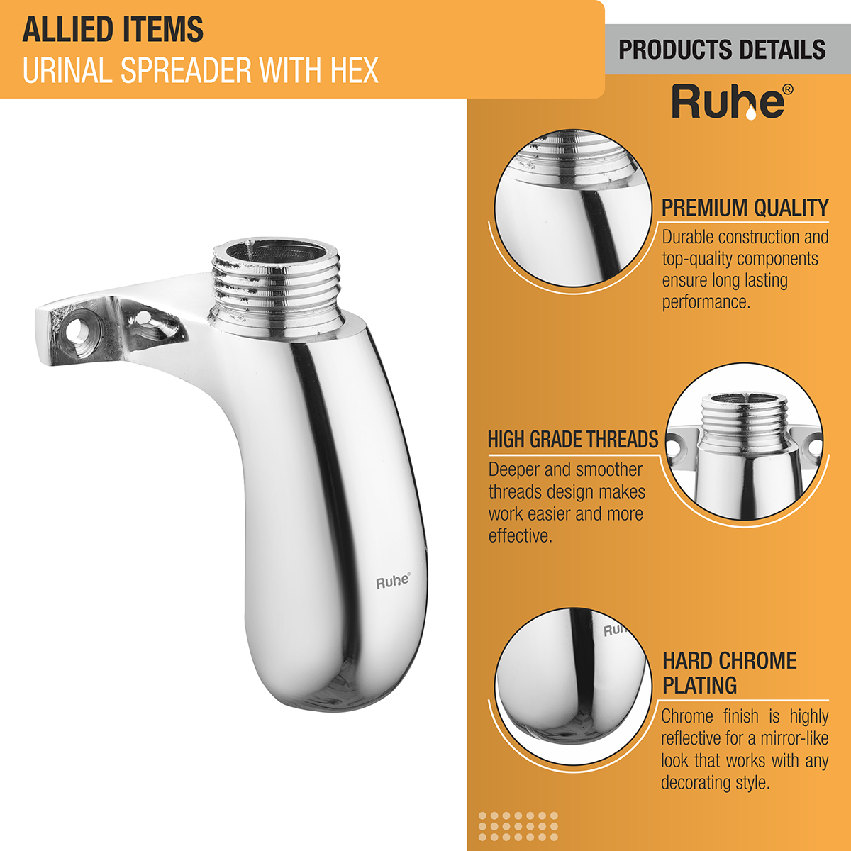 Urinal Spreader (with Hex) - by Ruhe®