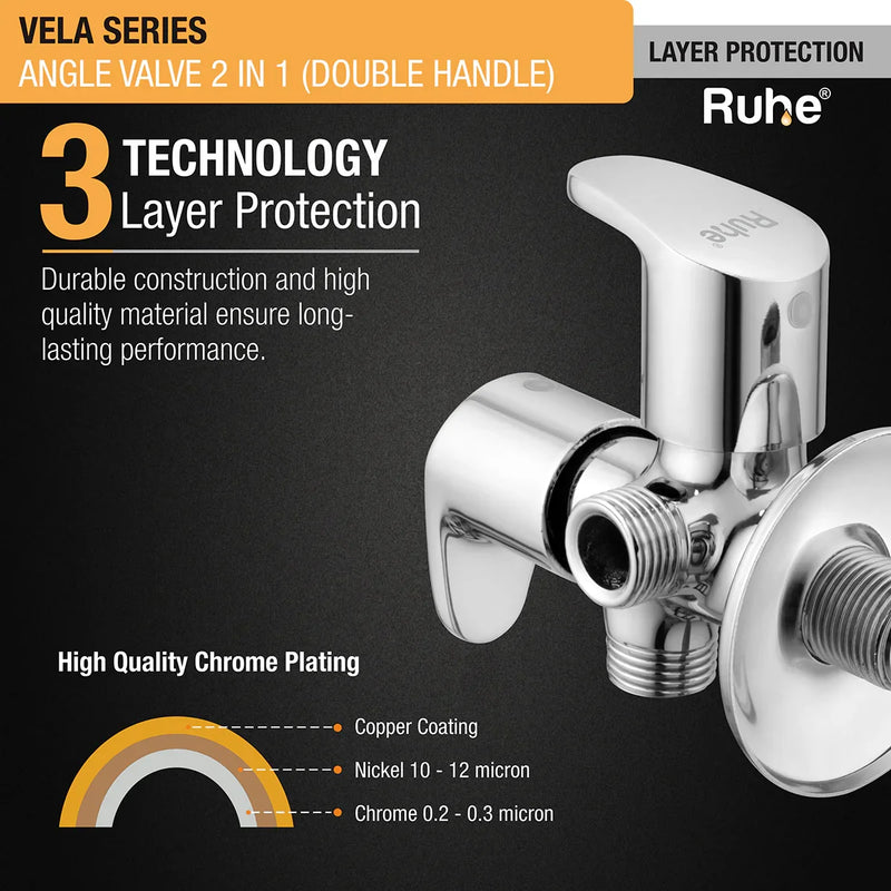 Vela Two Way Angle Valve