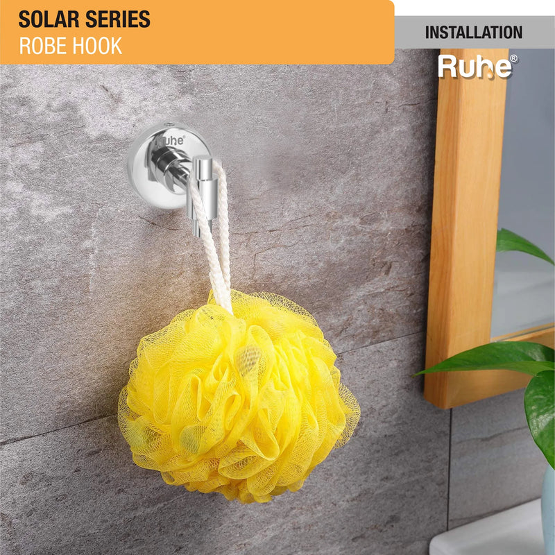 Solar Stainless Steel Robe Hook - by Ruhe®