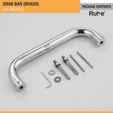 Brass Grab Bar (24 inches) package content