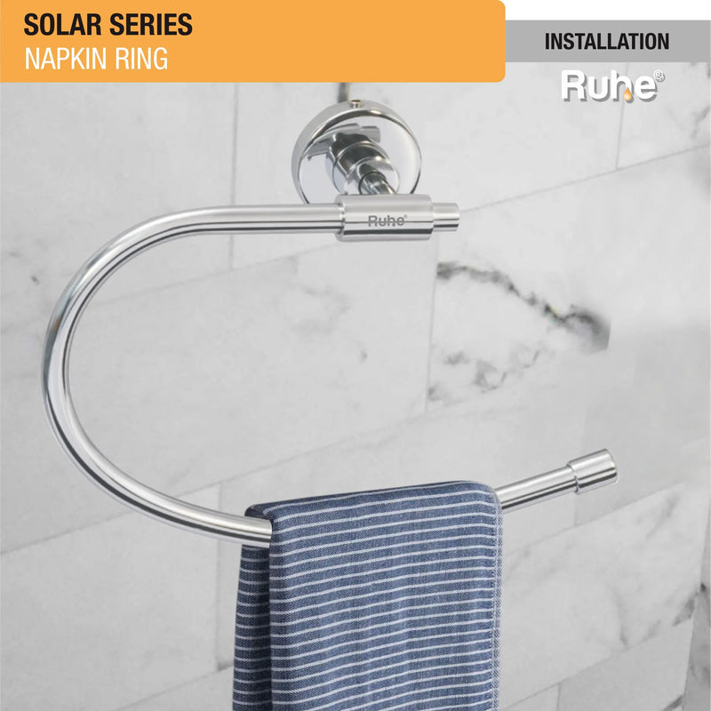Solar Stainless Steel Napkin Ring - by Ruhe®