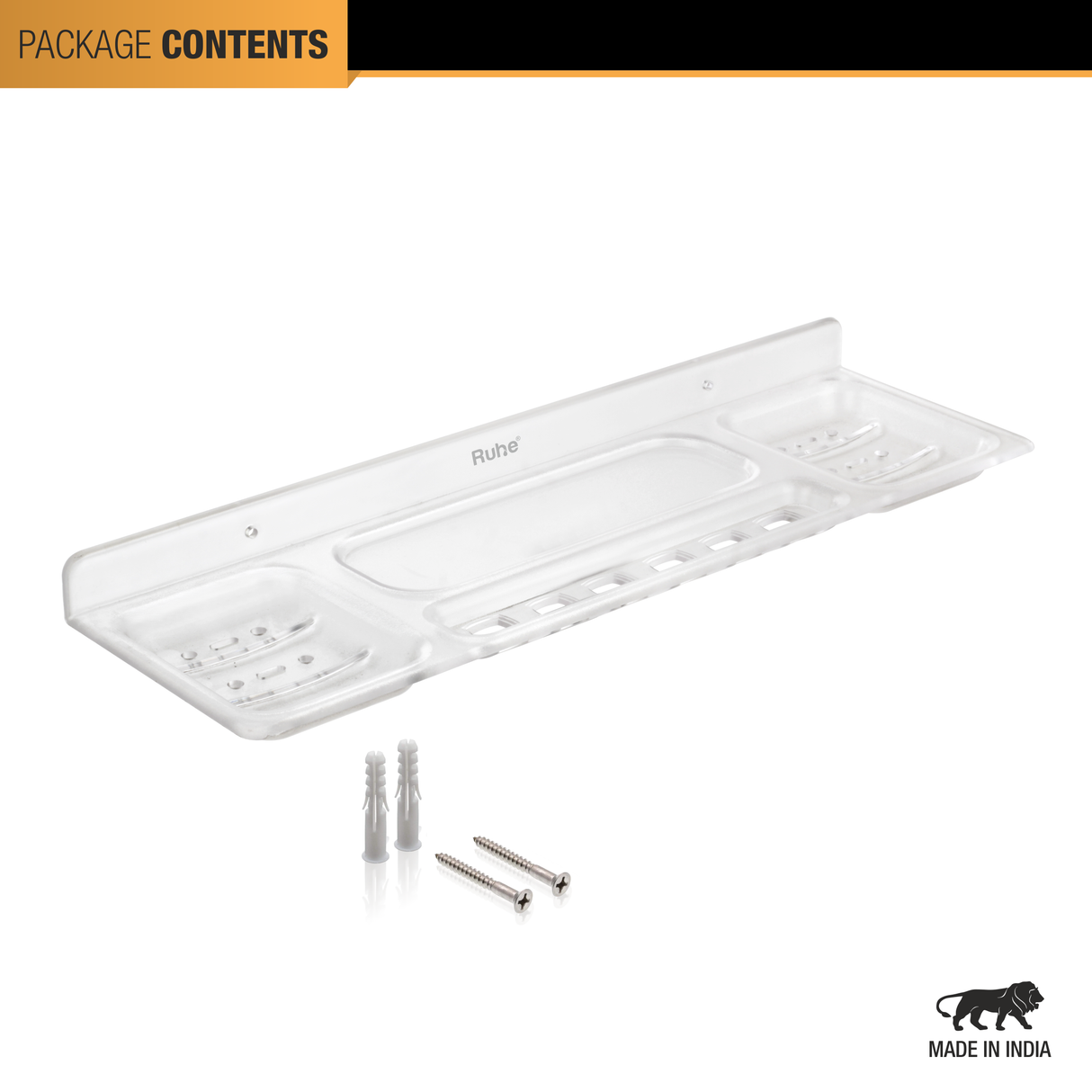 Multi ABS Shelf Tray - by Ruhe®