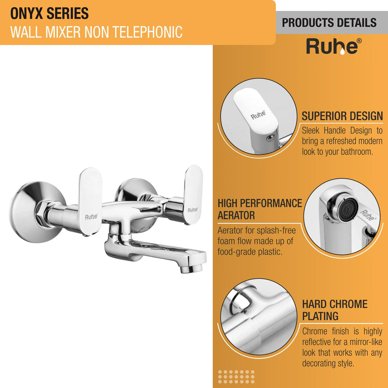 Onyx Wall Mixer Tap - by Ruhe