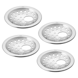 Polka Round Floor Drain (4½ inches) with Hole (Pack of 4) - by Ruhe®