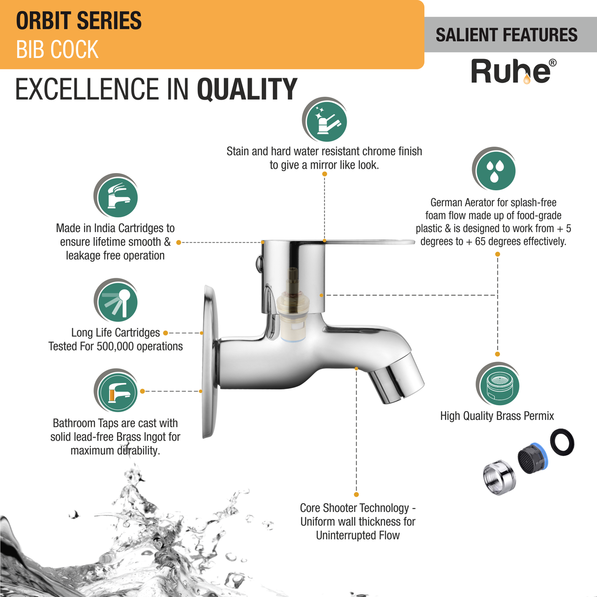 Orbit Bib Tap - by Ruhe®