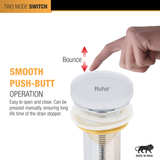 Pop-up Waste Coupling (3 Inches) two mode switch