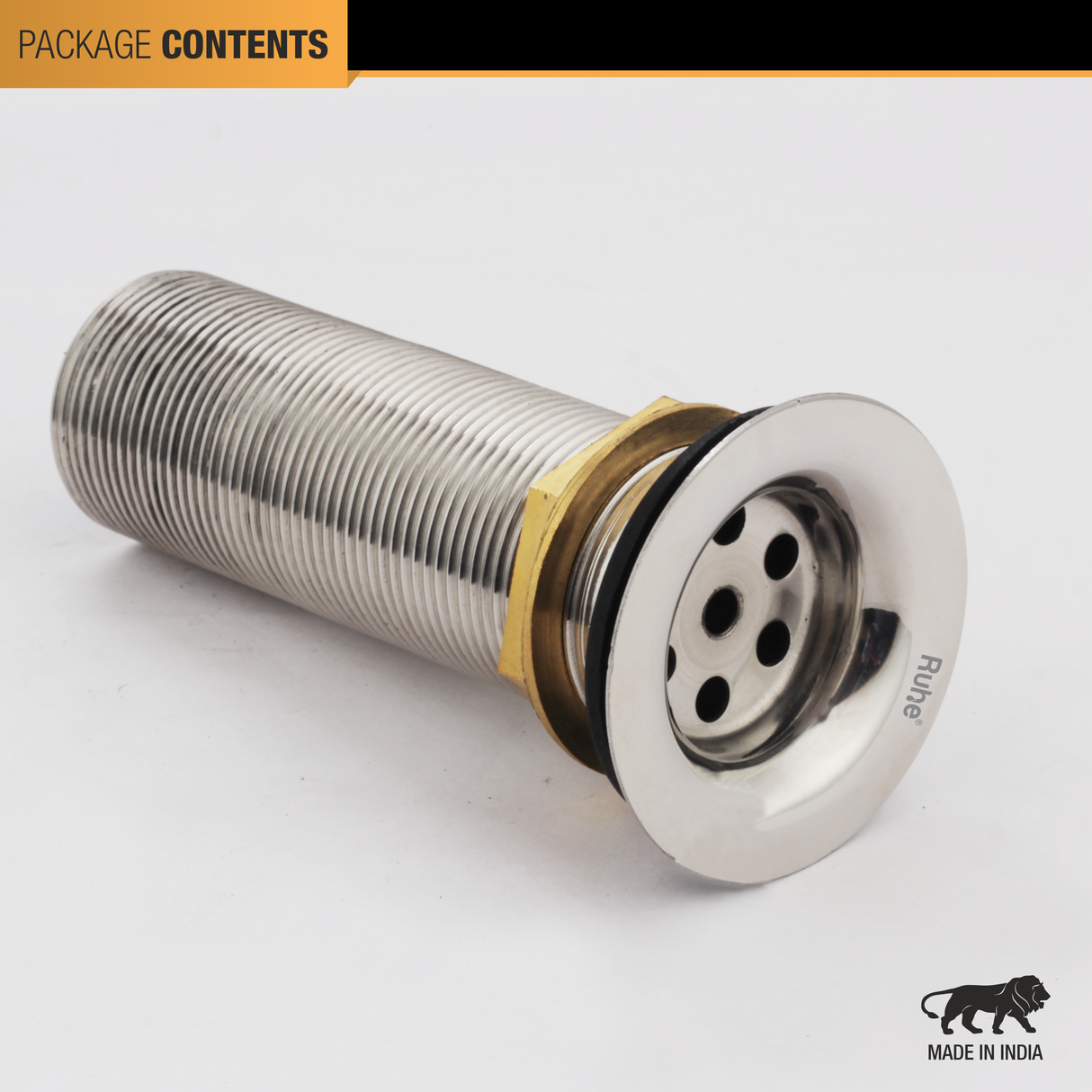 Full Thread Waste Coupling (5 Inches) (304 Grade) - By Ruhe