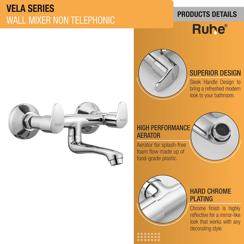 Vela Wall Mixer Tap