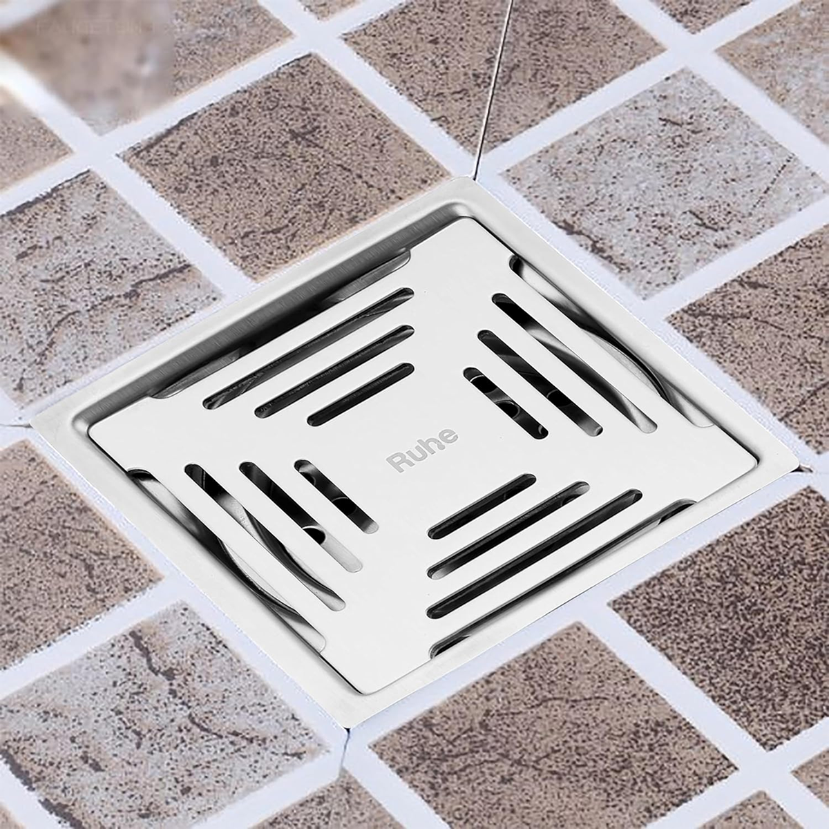 Earth Square Premium Floor Drain (5 x 5 Inches) - by Ruhe®