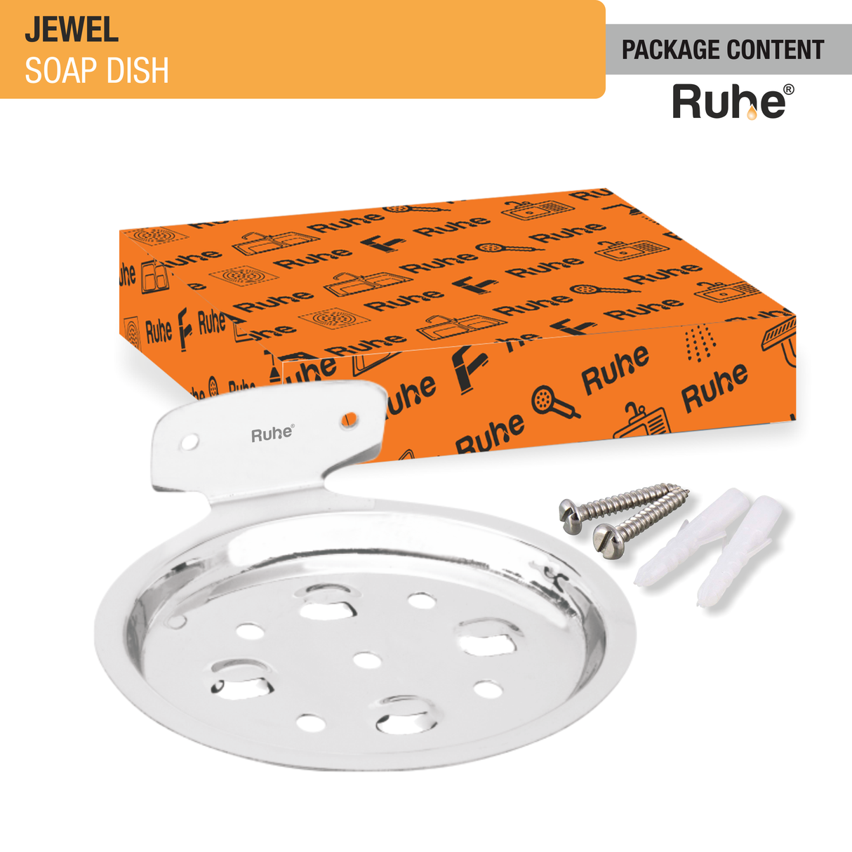 Jewel Stainless Steel Soap Dish - by Ruhe®