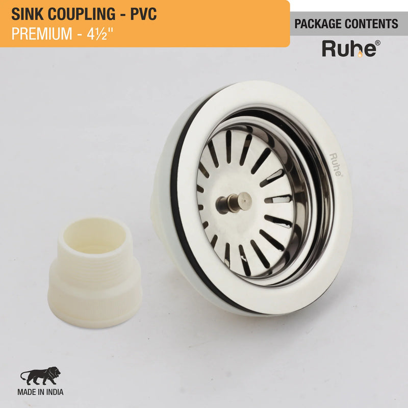 Round Sink Coupling Premium (4 1/2 Inches) - By Ruhe