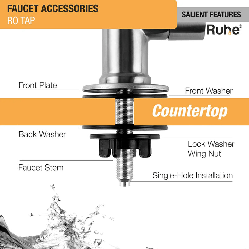 RO Tap/Faucet (Premium Stainless Steel) - by Ruhe