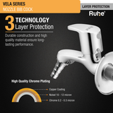 Vela Nozzle Bib Tap Brass Faucet- by Ruhe®