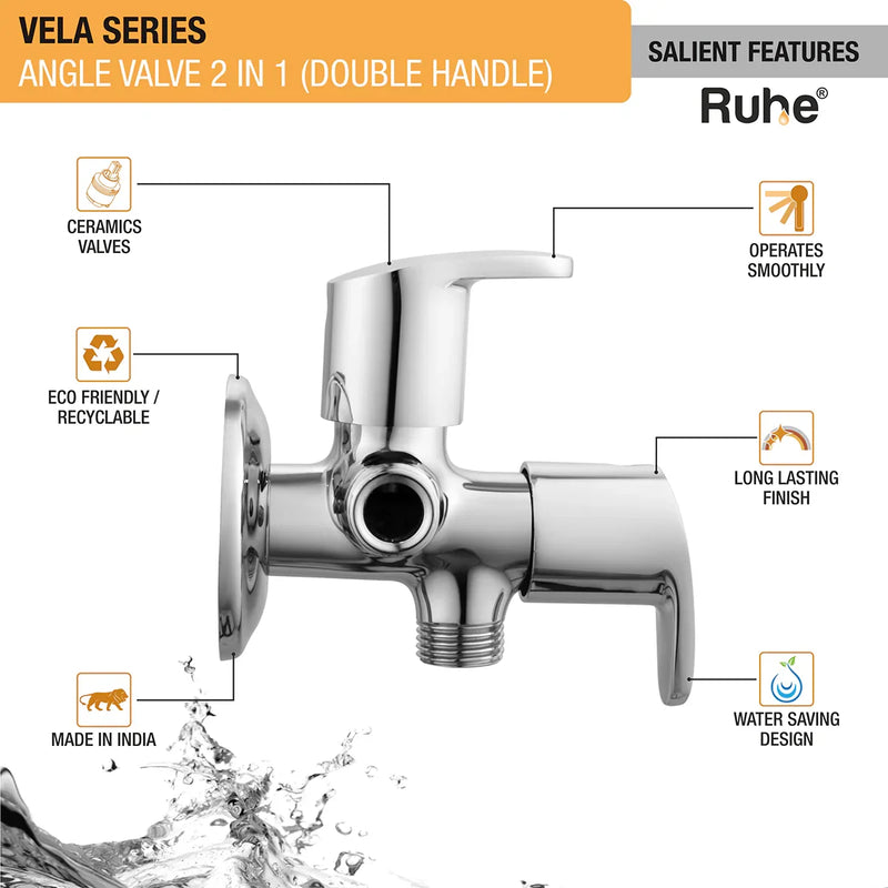 Vela Two Way Angle Valve