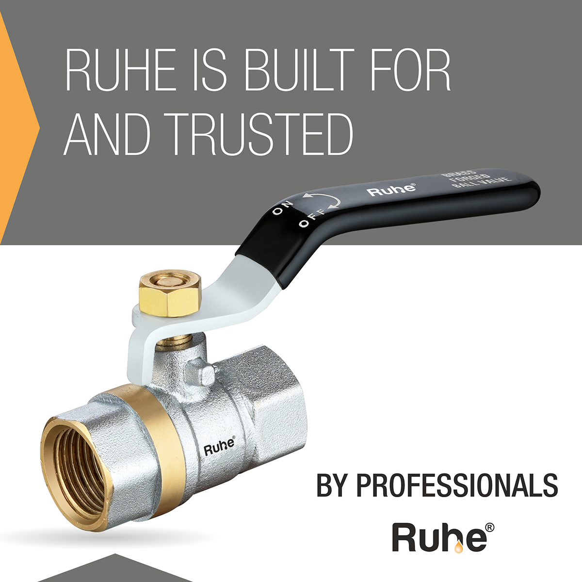 Brass Ball Valve (¾ Inch) - by Ruhe