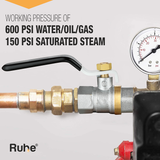 Brass Ball Valve (½ Inch) working pressure