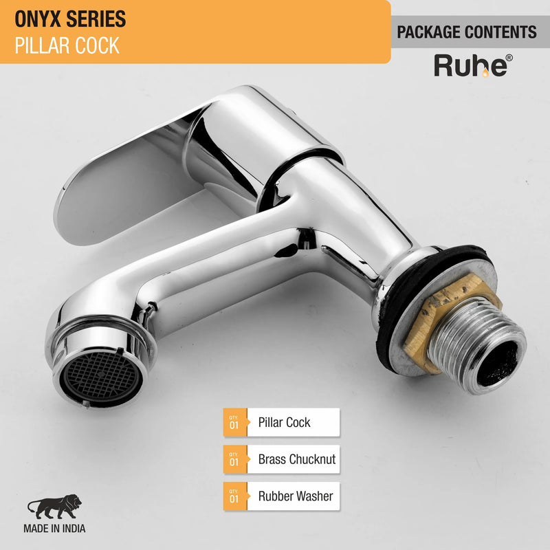 Onyx Wash Basin Pillar Tap - by Ruhe