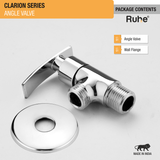 Clarion Angle Valve Brass Faucet package content