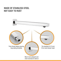 Square Shower Arm (12 Inches) 4