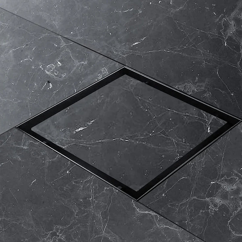 Marble-Insert Shower Drain Channel (5 x 5 Inches)