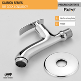 Clarion Bib Tap Long Body Brass Faucet package content