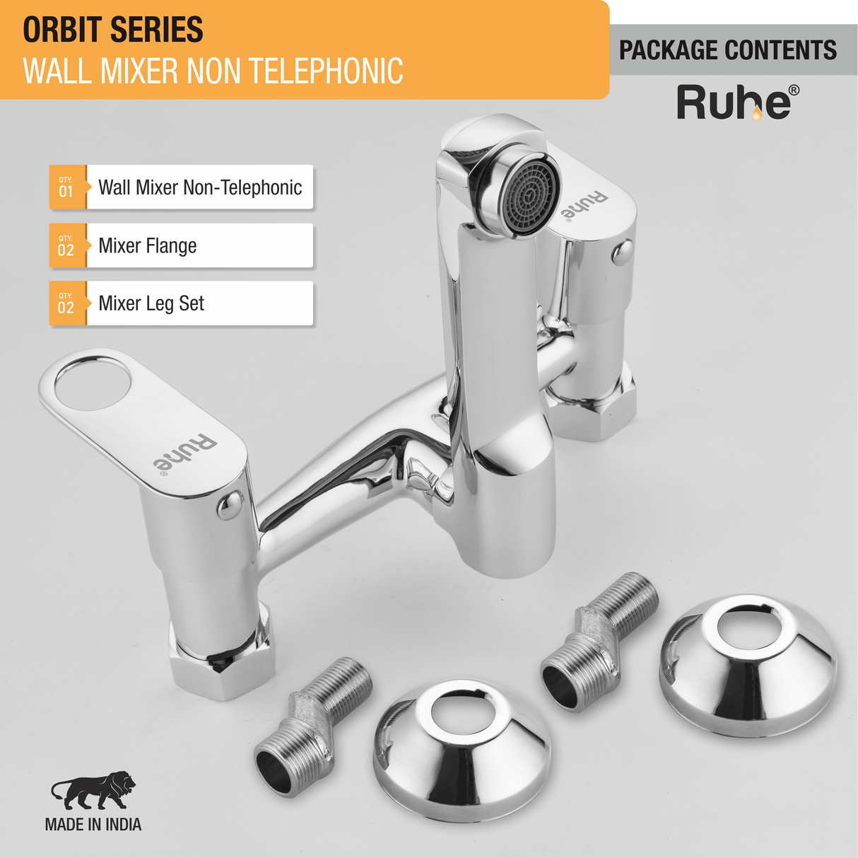 Orbit Wall Mixer Tap - by Ruhe®