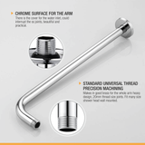 Round Full Bend Shower Arm (15 Inches) 3