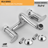 Vela Wall Mixer Brass Faucet (Non-Telephonic) - by Ruhe®