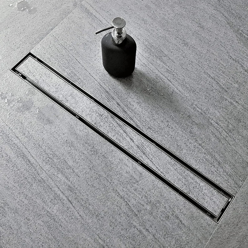 Marble Insert Shower Drain Channel (36 x 4 Inches) with Cockroach Trap (304 Grade) - by Ruhe