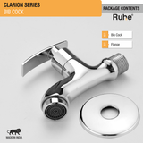 Clarion Bib Tap Brass Faucet package content