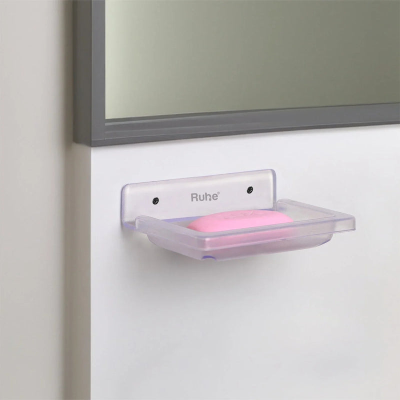 Square ABS Soap Dish - by Ruhe®
