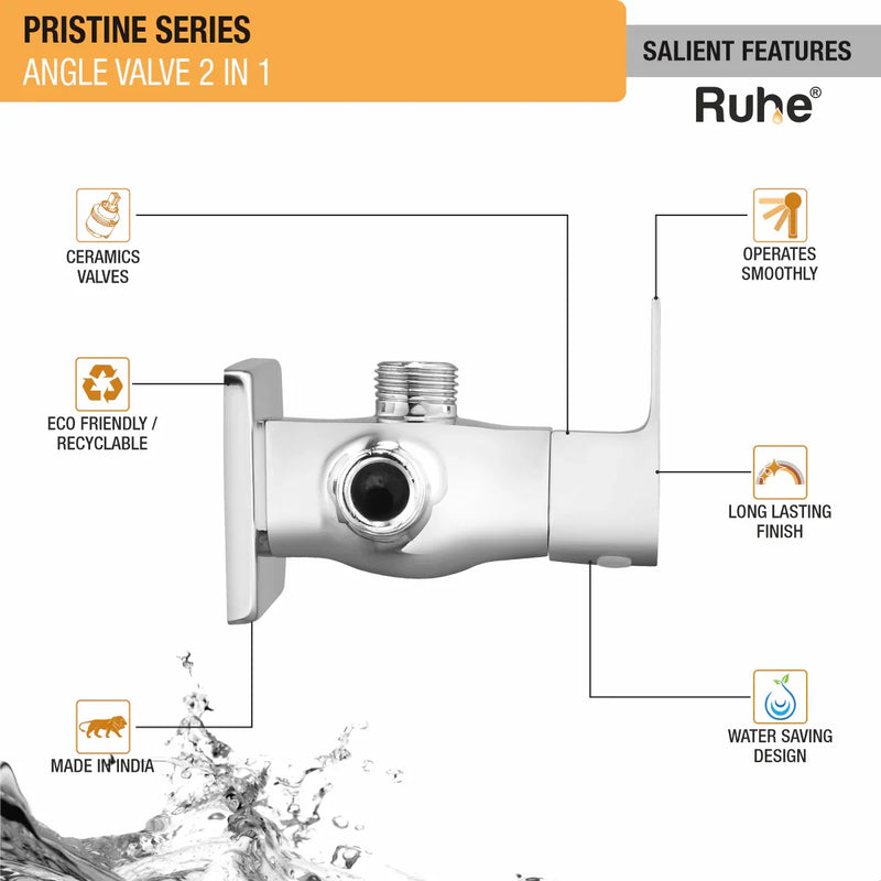 Pristine Two Way Angle Valve