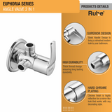 Euphoria Two Way Angle Valve Brass Faucet product details