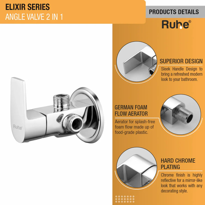 Elixir Two Way Angle Valve