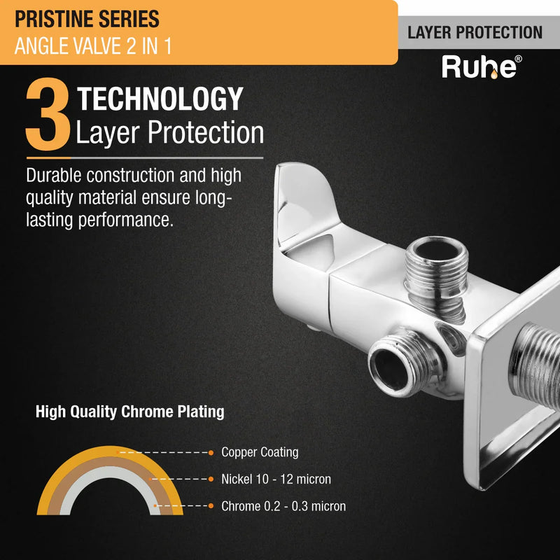 Pristine Two Way Angle Valve