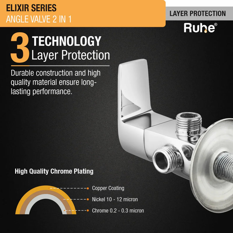 Elixir Two Way Angle Valve