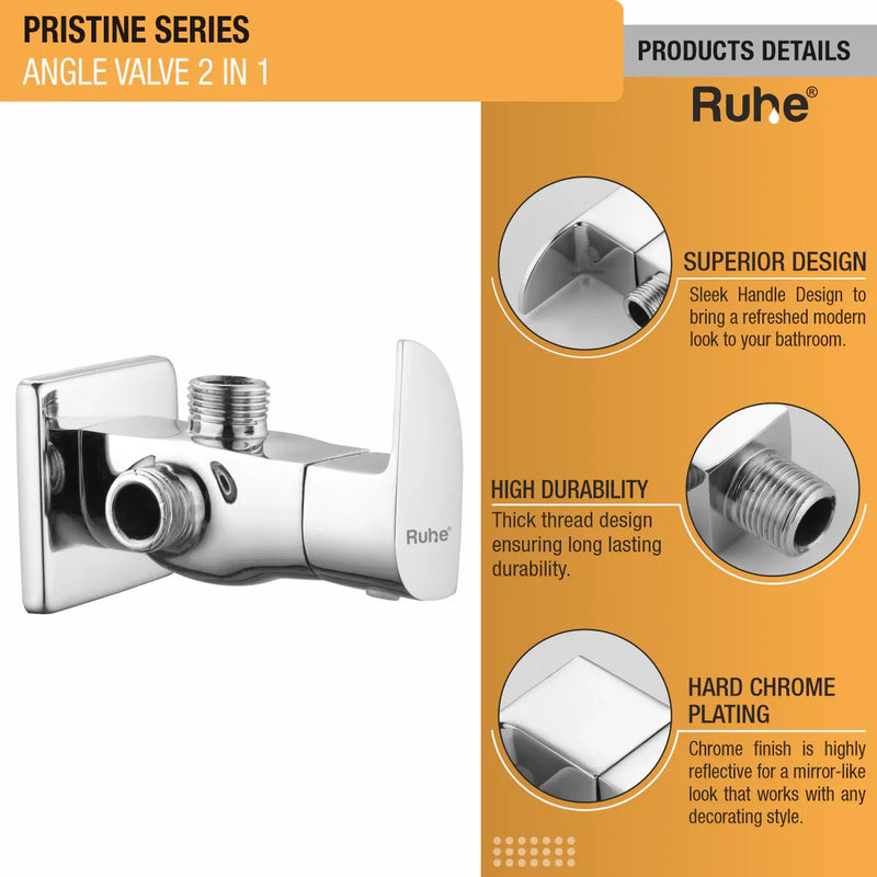 Pristine Two Way Angle Valve
