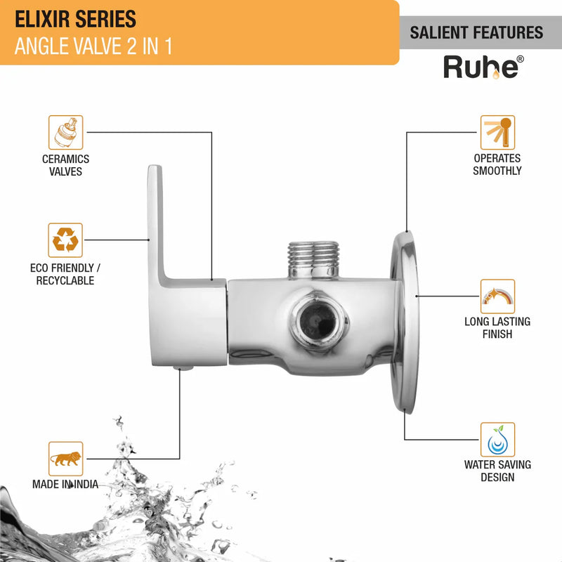 Elixir Two Way Angle Valve