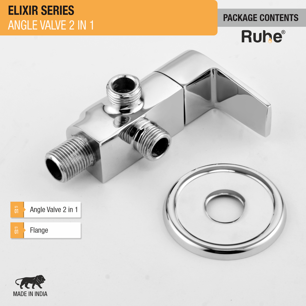 Elixir Two Way Angle Valve - by Ruhe®