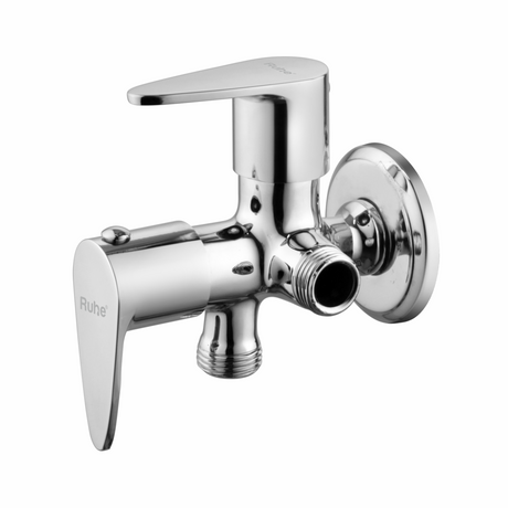 Liva Two Way Angle Valve Brass Faucet (Double Handle)