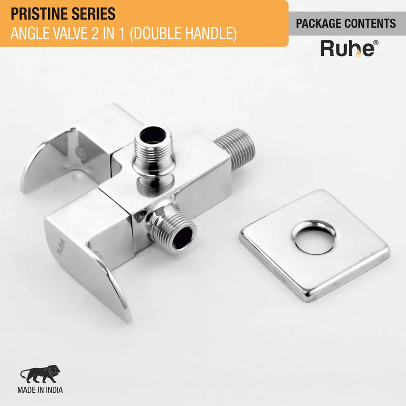 Pristine Two Way Angle Valve (Double Handle)