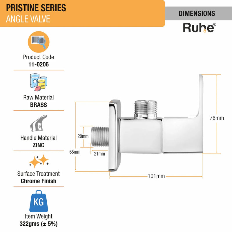 Pristine Angle Valve