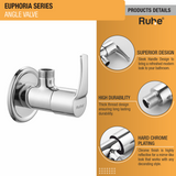 Euphoria Angle Valve Brass Faucet product details