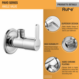 Pavo Angle Valve Brass Faucet product details